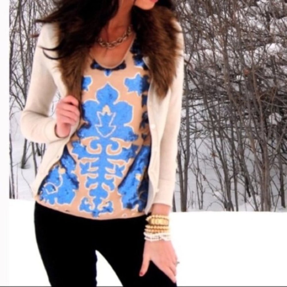 Tracy Reese Neiman Marcus Target Sequin Top‎
